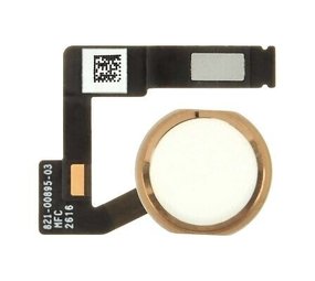 Apple iPad 9.7 (2018) Home Button Flex - Gold - OEM Pulled Apple iPad 9.7 (2018) Home Button Flex - Gold - OEM Pulled
