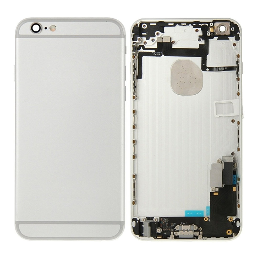 Apple iPhone 6S Back Housing incl. Small Parts - Silver - OEM Pulled Apple iPhone 6S Back Housing incl. Small Parts - Silver - OEM Pulled