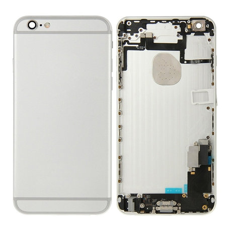 Apple iPhone 6S Back Housing incl. Small Parts - Silver - OEM Pulled Apple iPhone 6S Back Housing incl. Small Parts - Silver - OEM Pulled