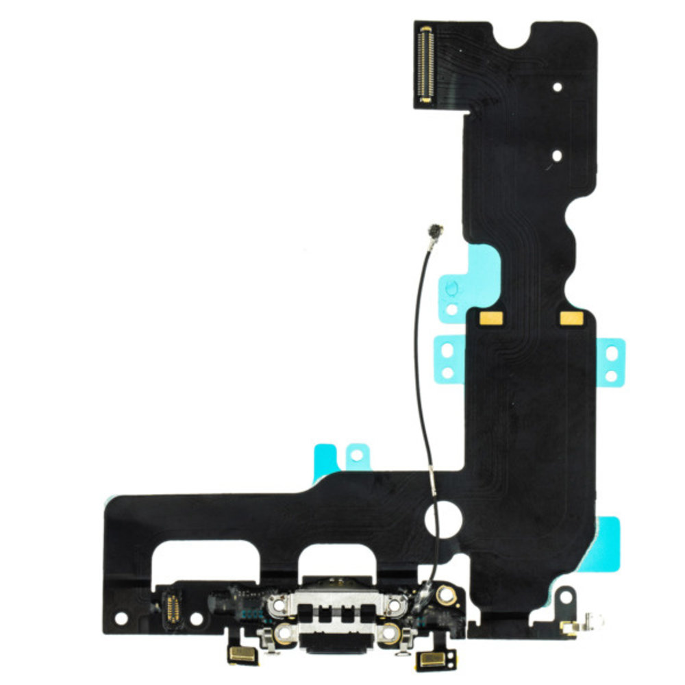 Apple iPhone 7 Plus Dock Connector Flex Cable - Black - OEM Pulled Apple iPhone 7 Plus Dock Connector Flex Cable - Black - OEM Pulled