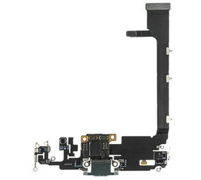 Apple iPhone 11 Pro Max Charging Port Flex With Main Microphone and Sub Board Midnight Green - 821-02250 - OEM Pulled
