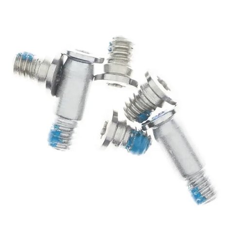 Apple Model A1706 - Bottom Screws 6 pcs - Silver Apple Model A1706 - Bottom Screws 6 pcs - Silver