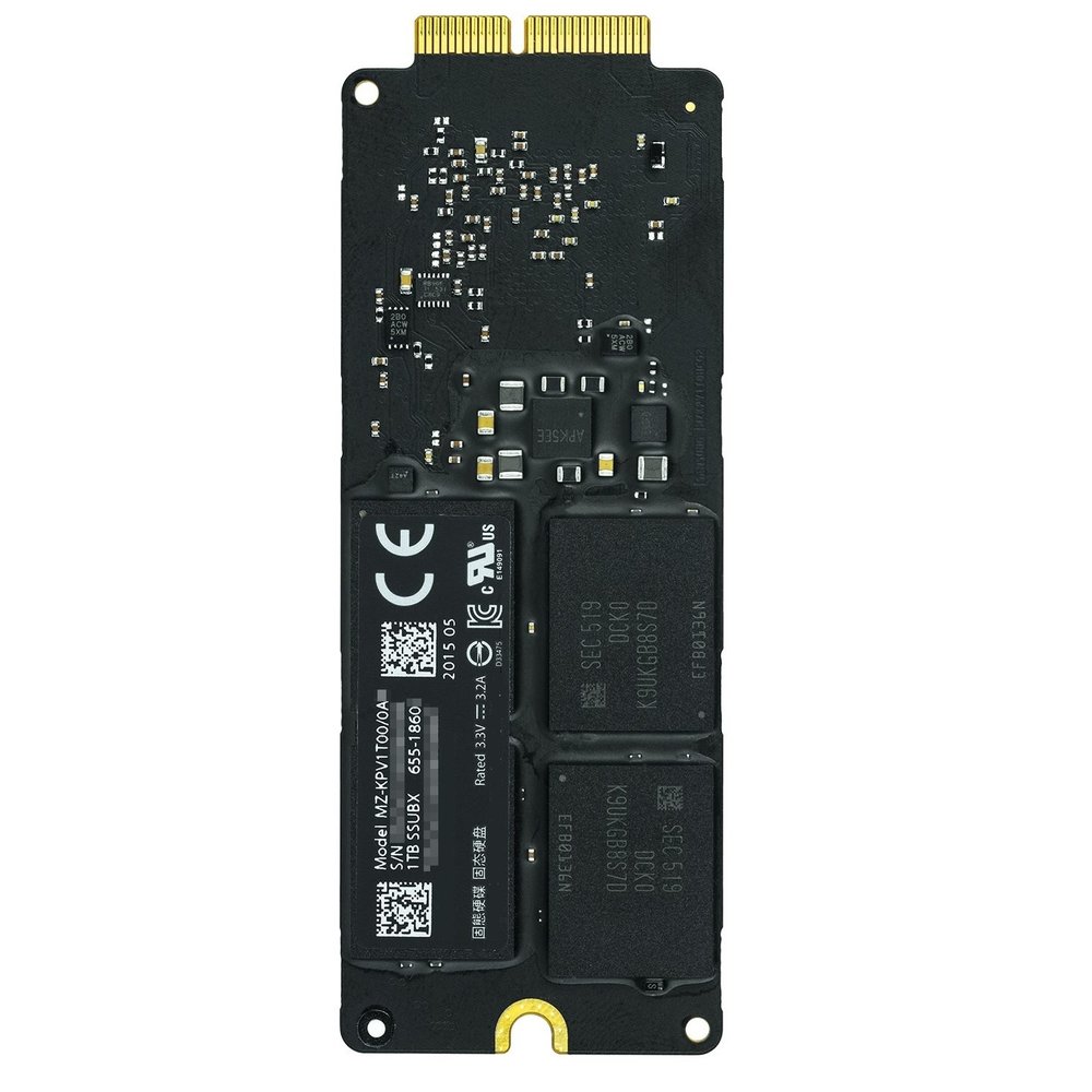 Apple SSD 1TB for A1502 / A1398 (2015) - OEM Pulled Apple SSD 1TB for A1502 / A1398 (2015) - OEM Pulled