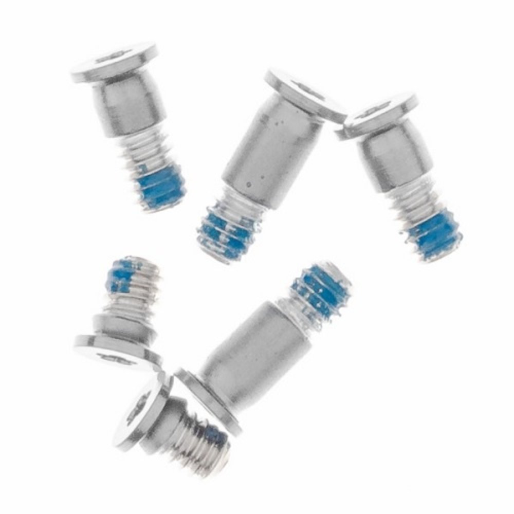 Apple Model A1708 - Bottom Screws 6 pcs - Silver Apple Model A1708 - Bottom Screws 6 pcs - Silver