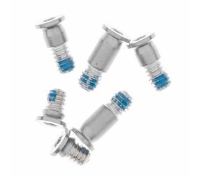 Apple Model A1708 - Bottom Screws 6 pcs - Silver Apple Model A1708 - Bottom Screws 6 pcs - Silver