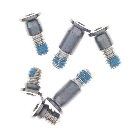 Apple Model A1708 - Bottom Screws 6 pcs - Space Gray Apple Model A1708 - Bottom Screws 6 pcs - Space Gray