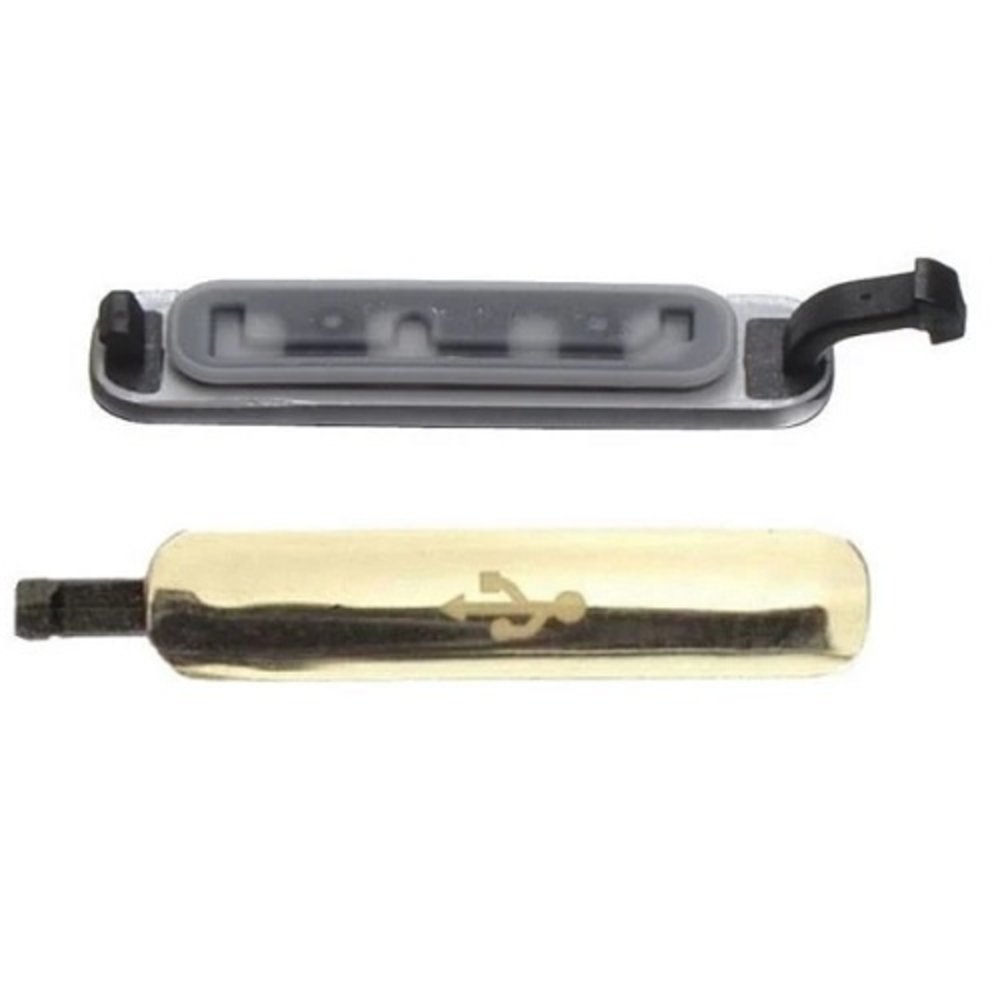 Samsung Samsung Galaxy S5 SM-G900 / G901 Micro USB Cover Cap - Gold - GH98-32941D Samsung Samsung Galaxy S5 SM-G900 / G901 Micro USB Cover Cap - Gold - GH98-32941D