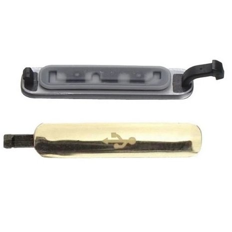 Samsung Samsung Galaxy S5 SM-G900 / G901 Micro USB Cover Cap - Gold - GH98-32941D Samsung Samsung Galaxy S5 SM-G900 / G901 Micro USB Cover Cap - Gold - GH98-32941D