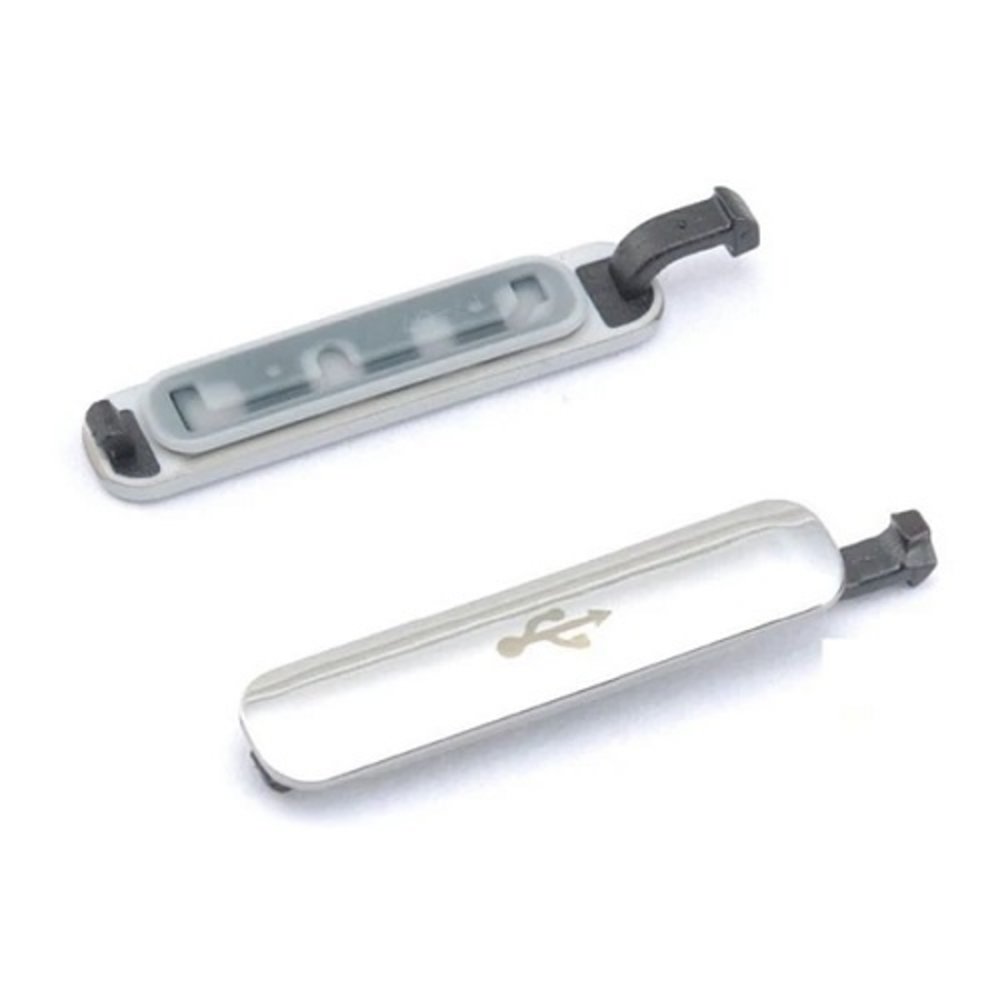 Samsung Samsung Galaxy S5 SM-G900 / G901 Micro USB Cover Cap - Silver - GH98-32941A Samsung Samsung Galaxy S5 SM-G900 / G901 Micro USB Cover Cap - Silver - GH98-32941A