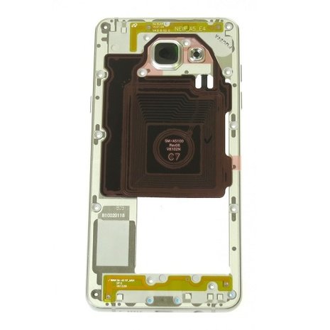 Samsung Samsung Galaxy A5 (2016) A510F - Middle Cover Assembly - White - GH96-09392C Samsung Samsung Galaxy A5 (2016) A510F - Middle Cover Assembly - White - GH96-09392C