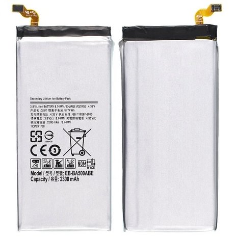 Samsung Galaxy A5 A500 Battery 2300mAh - EB-BA500ABE - GH43-04337A - High Copy Samsung Galaxy A5 A500 Battery 2300mAh - EB-BA500ABE - GH43-04337A - High Copy