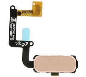 Samsung Samsung Galaxy A3/A5/A7 (2017) - Home Button + Flex Cable Assembly - Pink - GH96-10773D Samsung Samsung Galaxy A3/A5/A7 (2017) - Home Button + Flex Cable Assembly - Pink - GH96-10773D