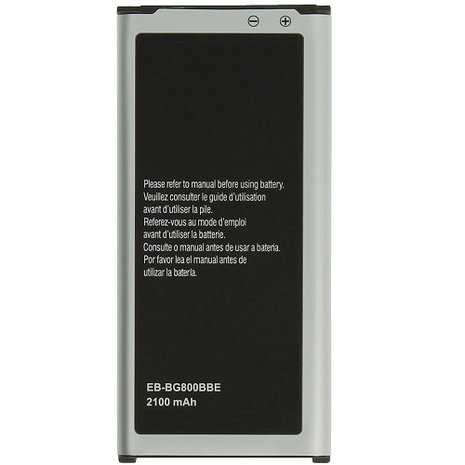Samsung Battery 2100mAh for Galaxy S5 Mini SM-G800 - EB-BG800BBE - GH43-04257A - High Copy Samsung Battery 2100mAh for Galaxy S5 Mini SM-G800 - EB-BG800BBE - GH43-04257A - High Copy