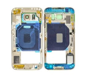 Samsung Samsung Galaxy S6 G920 Middle Frame Assembly - Gold - GH96-08583C Samsung Samsung Galaxy S6 G920 Middle Frame Assembly - Gold - GH96-08583C