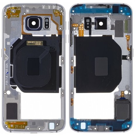 Samsung Samsung Galaxy S6 G920 Middle Frame Assembly - Black - GH96-08583A Samsung Samsung Galaxy S6 G920 Middle Frame Assembly - Black - GH96-08583A