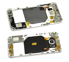 Samsung Samsung Galaxy S6 Edge+ / S6 Edge Plus G928 Middle Frame Assembly - Titanium Silver - GH96-09079D Samsung Samsung Galaxy S6 Edge+ / S6 Edge Plus G928 Middle Frame Assembly - Titanium Silver - GH96-09079D