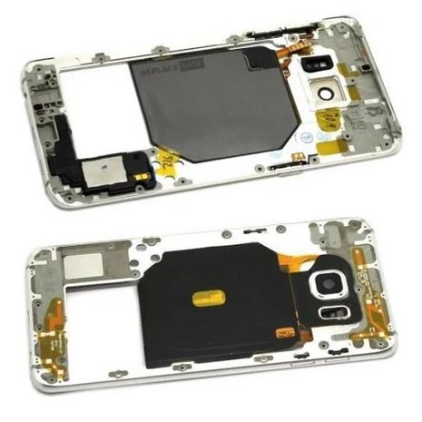Samsung Samsung Galaxy S6 Edge+ / S6 Edge Plus G928 Middle Frame Assembly - Titanium Silver - GH96-09079D Samsung Samsung Galaxy S6 Edge+ / S6 Edge Plus G928 Middle Frame Assembly - Titanium Silver - GH96-09079D