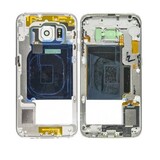 Samsung Samsung Galaxy S6 Edge G925 Middle Frame Assembly - Pearl White - GH96-08376B