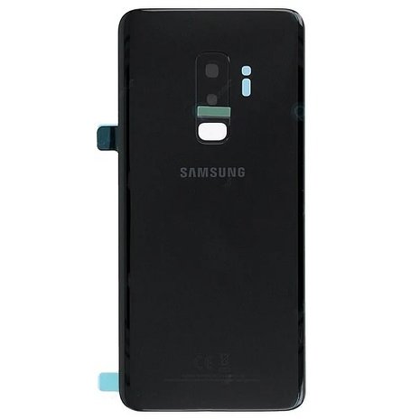 Samsung Samsung Galaxy S9+ / S9 Plus G965 - Battery Battery Cover - Midnight Black - GH82-15652A Samsung Samsung Galaxy S9+ / S9 Plus G965 - Battery Battery Cover - Midnight Black - GH82-15652A