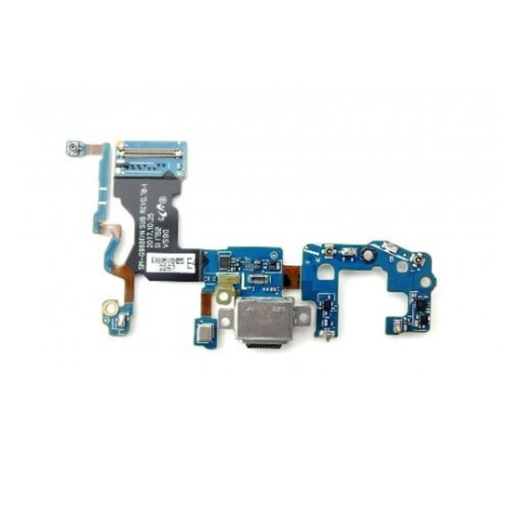 Samsung Galaxy S9 G960F  Charging Dock Connector Flex-Cable + Microphone Type C Connector - GH97-21684A