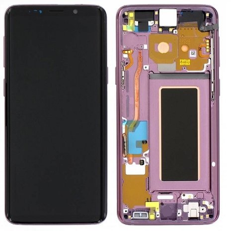 Samsung Samsung Galaxy S9 G960 Display Assembly - Lilac Purple - GH97-21697B | GH97-21696B - Service Pack Samsung Samsung Galaxy S9 G960 Display Assembly - Lilac Purple - GH97-21697B | GH97-21696B - Service Pack