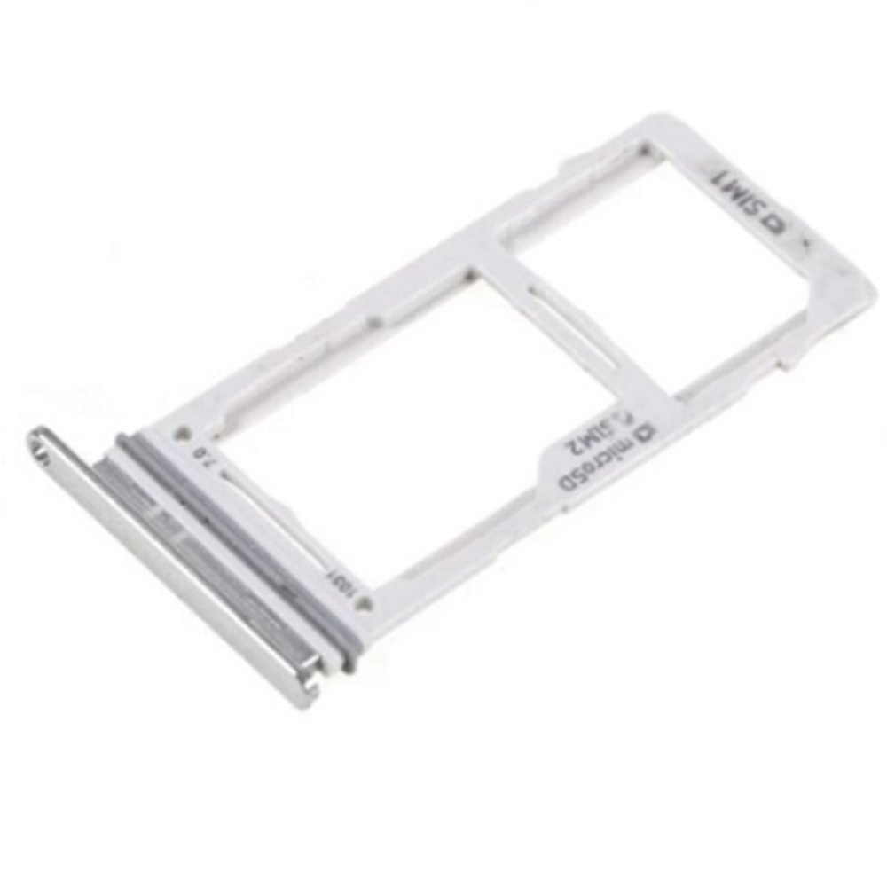 Samsung Samsung Galaxy S10+ / S10 Plus G975  Sim Card Tray - Prism White - GH98-43724B Samsung Samsung Galaxy S10+ / S10 Plus G975  Sim Card Tray - Prism White - GH98-43724B