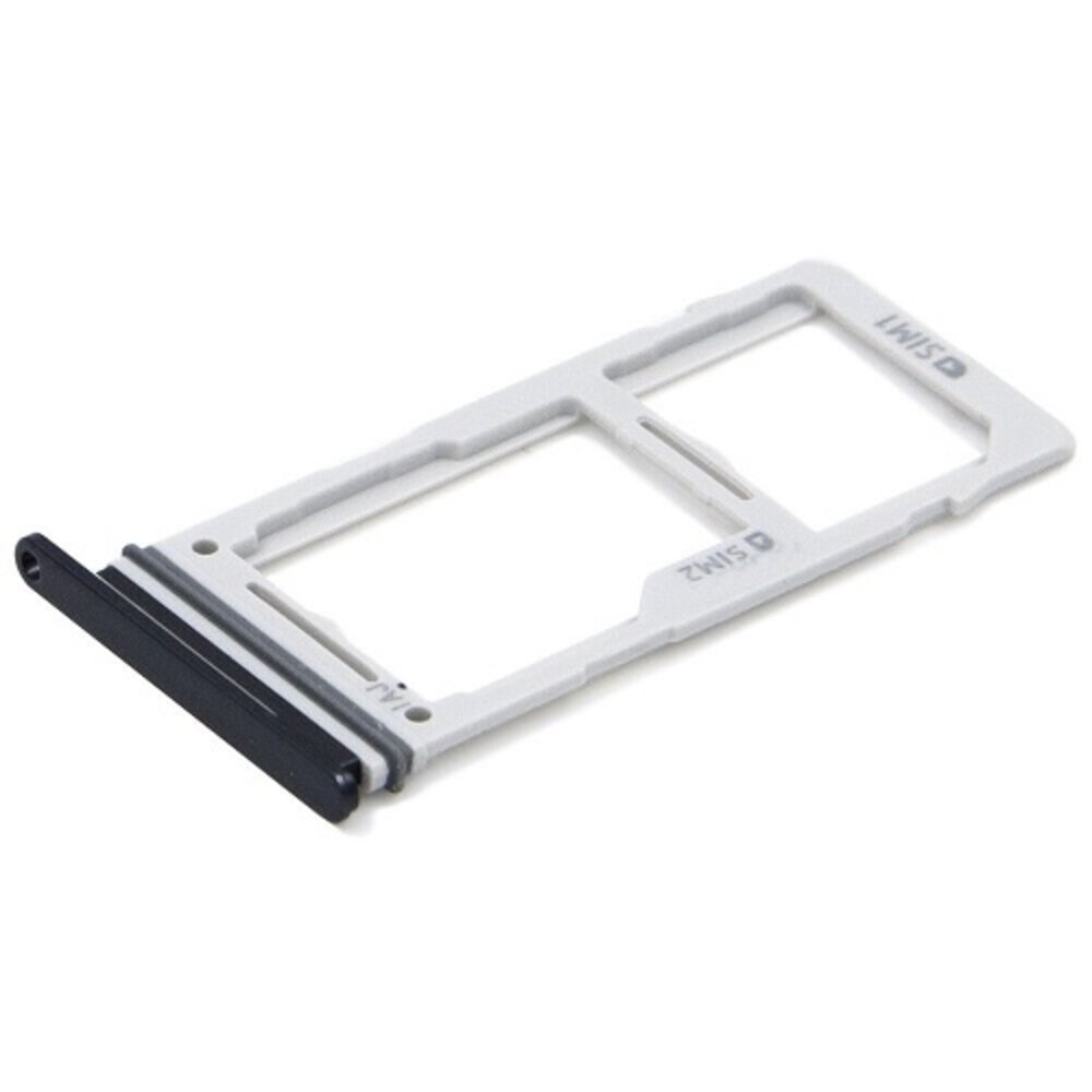 Samsung Samsung Galaxy S10+ / S10 Plus G975 Sim Card Tray - Prism Black - GH98-43724A Samsung Samsung Galaxy S10+ / S10 Plus G975 Sim Card Tray - Prism Black - GH98-43724A