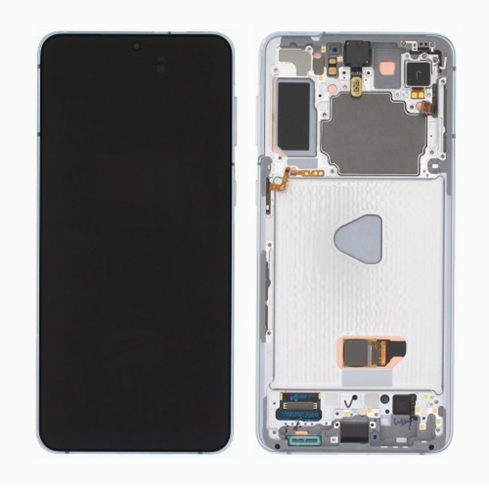 Samsung Samsung Galaxy S21+ / S21 Plus 5G G996 Display Assembly - Phantom Silver - Service Pack | GH82-24553C;GH82-24554C Samsung Samsung Galaxy S21+ / S21 Plus 5G G996 Display Assembly - Phantom Silver - Service Pack | GH82-24553C;GH82-24554C