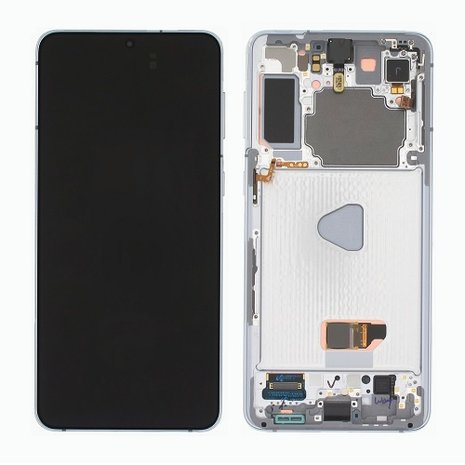 Samsung Samsung Galaxy S21+ / S21 Plus 5G G996 Display Assembly - Phantom Silver - Service Pack | GH82-24553C;GH82-24554C Samsung Samsung Galaxy S21+ / S21 Plus 5G G996 Display Assembly - Phantom Silver - Service Pack | GH82-24553C;GH82-24554C