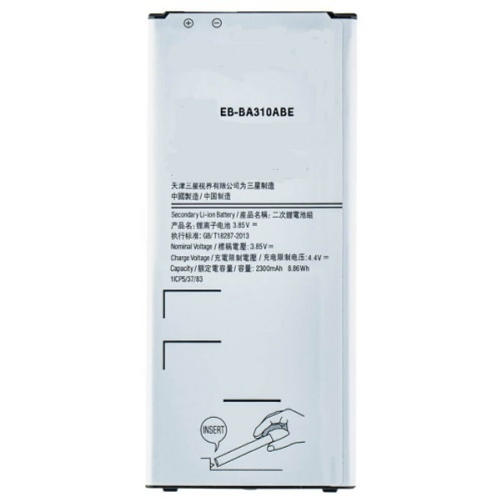 Samsung Battery 2300mAh for Samsung A3 (2016) A310 - EB-BA310ABE - GH43-04562B - High Copy Samsung Battery 2300mAh for Samsung A3 (2016) A310 - EB-BA310ABE - GH43-04562B - High Copy