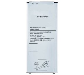 Samsung Battery 2300mAh for Samsung A3 (2016) A310 - EB-BA310ABE - GH43-04562B - High Copy Samsung Battery 2300mAh for Samsung A3 (2016) A310 - EB-BA310ABE - GH43-04562B - High Copy