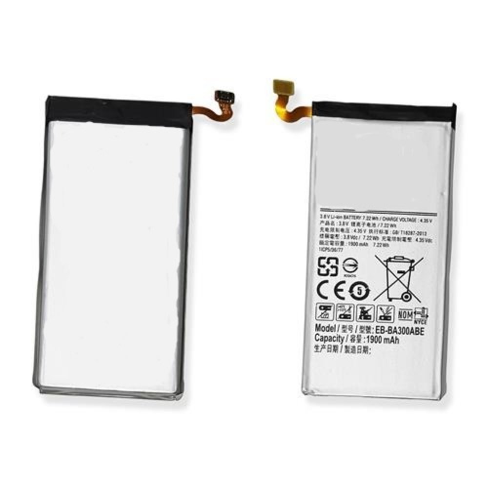 Samsung Samsung Galaxy A3 SM-A300 (2015) Battery 1900mAh - EB-BA300ABE - GH43-04381A - High Copy Samsung Samsung Galaxy A3 SM-A300 (2015) Battery 1900mAh - EB-BA300ABE - GH43-04381A - High Copy