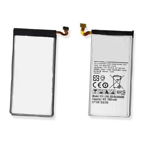Samsung Samsung Galaxy A3 SM-A300 (2015) Battery 1900mAh - EB-BA300ABE - GH43-04381A - High Copy Samsung Samsung Galaxy A3 SM-A300 (2015) Battery 1900mAh - EB-BA300ABE - GH43-04381A - High Copy