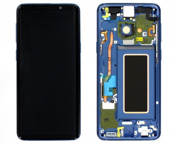 Apple Samsung Galaxy S9 G960 Display Assembly - Coral Blue - GH97-21696A | GH97-21697A - Service Pack Apple Samsung Galaxy S9 G960 Display Assembly - Coral Blue - GH97-21696A | GH97-21697A - Service Pack