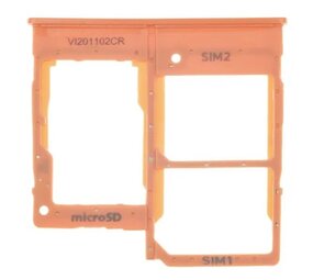 Samsung Sim + SD Tray for Galaxy A40 - CORAL Samsung Sim + SD Tray for Galaxy A40 - CORAL