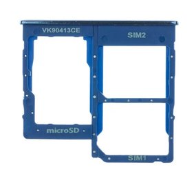 Samsung Sim + SD Tray for Galaxy A40 - BLUE Samsung Sim + SD Tray for Galaxy A40 - BLUE