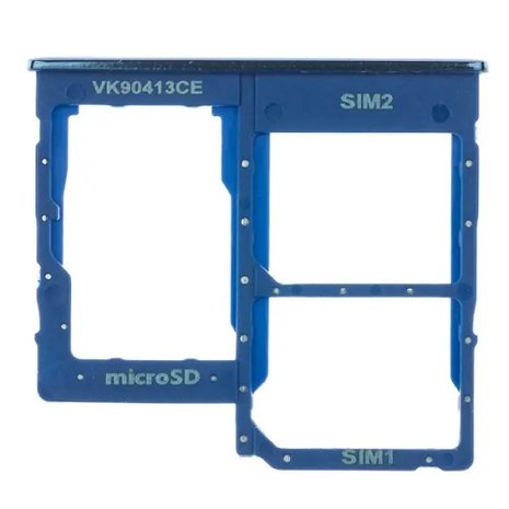 Samsung Sim + SD Tray for Galaxy A40 - BLUE Samsung Sim + SD Tray for Galaxy A40 - BLUE