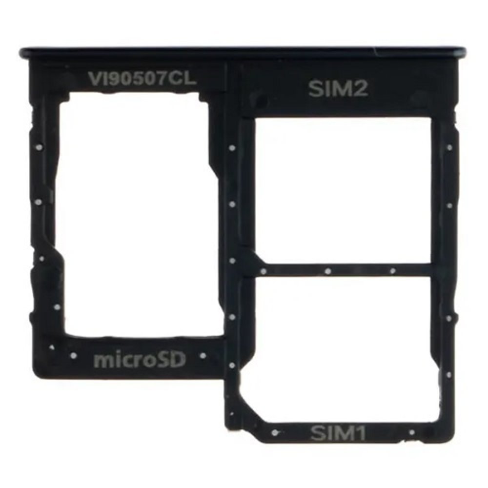 Samsung Sim + SD Tray for Galaxy A40 - BLACK Samsung Sim + SD Tray for Galaxy A40 - BLACK