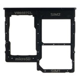 Samsung Sim + SD Tray for Galaxy A40 - BLACK Samsung Sim + SD Tray for Galaxy A40 - BLACK