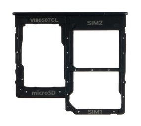 Samsung Sim + SD Tray for Galaxy A40 - BLACK Samsung Sim + SD Tray for Galaxy A40 - BLACK