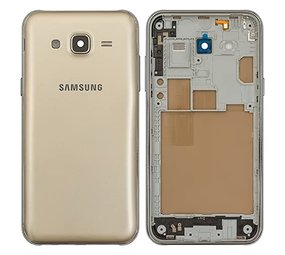 Samsung Samsung Galaxy J5 Back Housing incl. Small Parts - Gold - Refurbished Samsung Samsung Galaxy J5 Back Housing incl. Small Parts - Gold - Refurbished