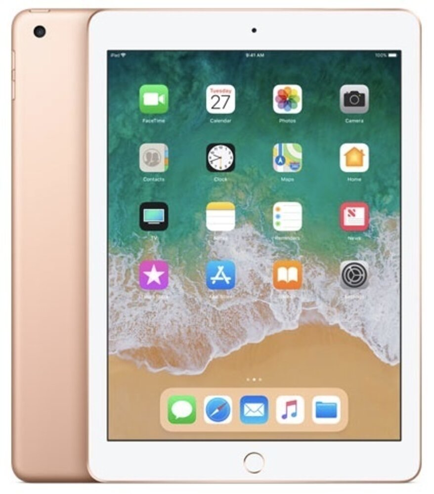 Apple iPad (2018) 32GB Wifi + 4G Goud