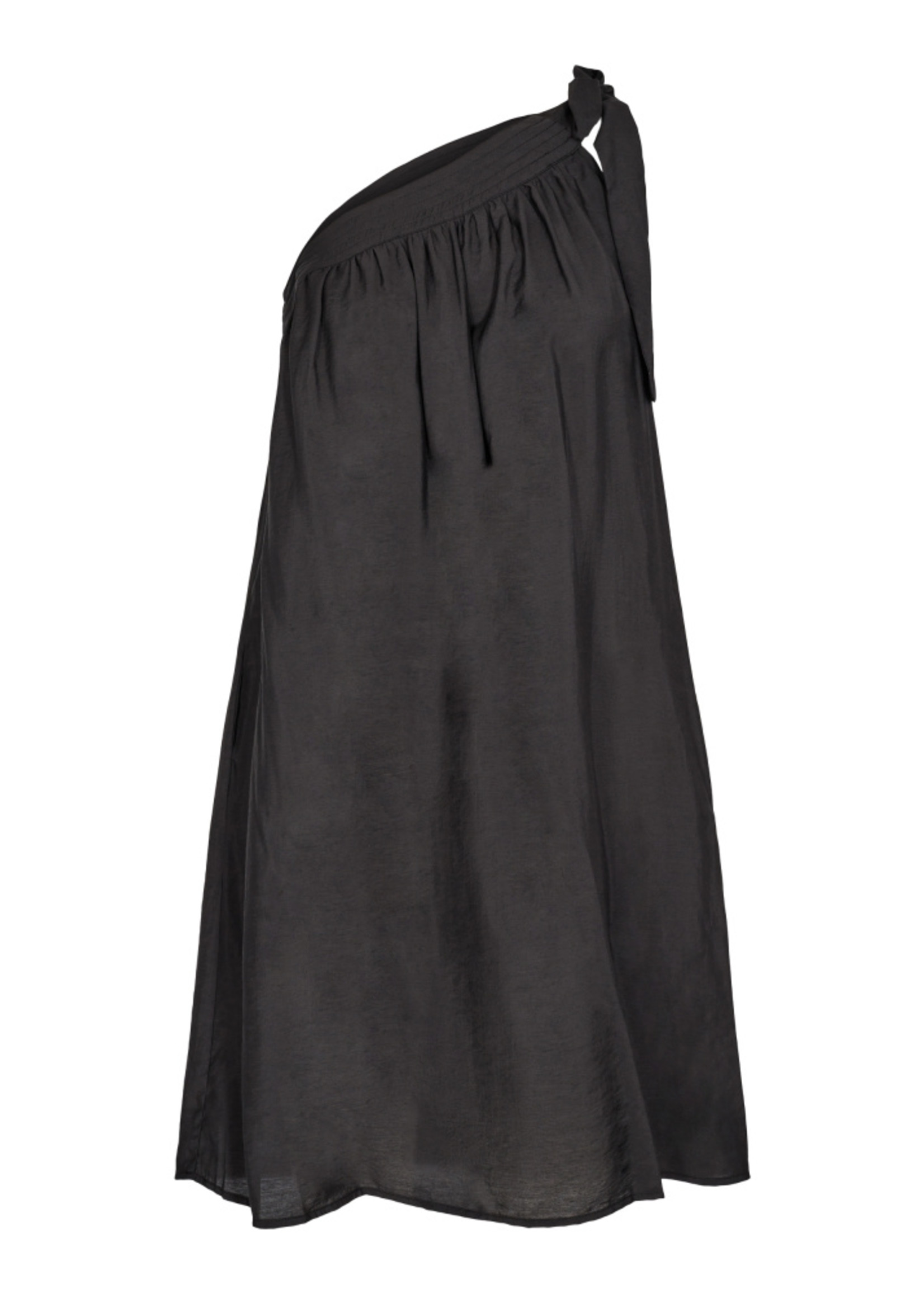 Co'Couture Callum Asym Midi Dress - Black