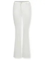 HOMAGE Jane - Colored Velvet Flared Pants - Off White