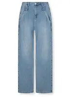 HOMAGE Flowy Tailored Pants - Mid Blue