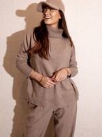 Co'Couture MajaCC Roll Neck - Latte