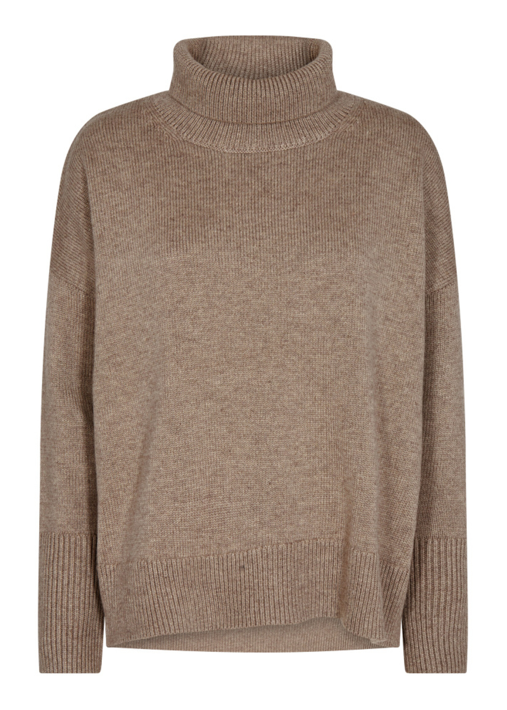 Co'Couture MajaCC Roll Neck - Latte