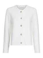 Neo Noir Limone Knit Jacket - White