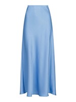 Neo Noir Vicky Heavy Sateen Skirt - Dusty Blue