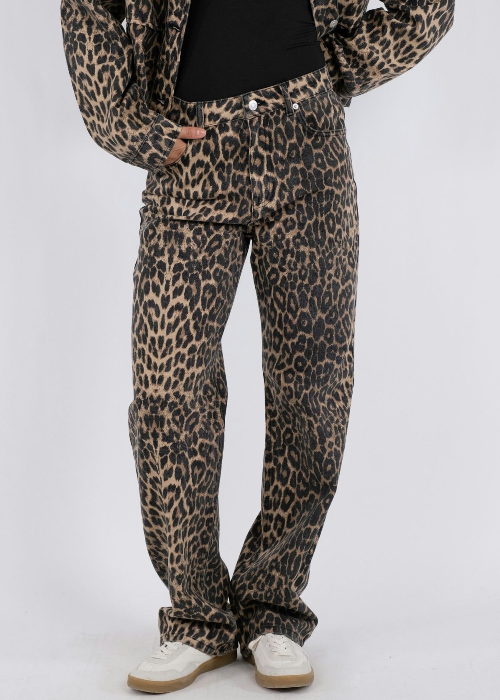 Neo Noir Simona Leopard Pants - Leopard